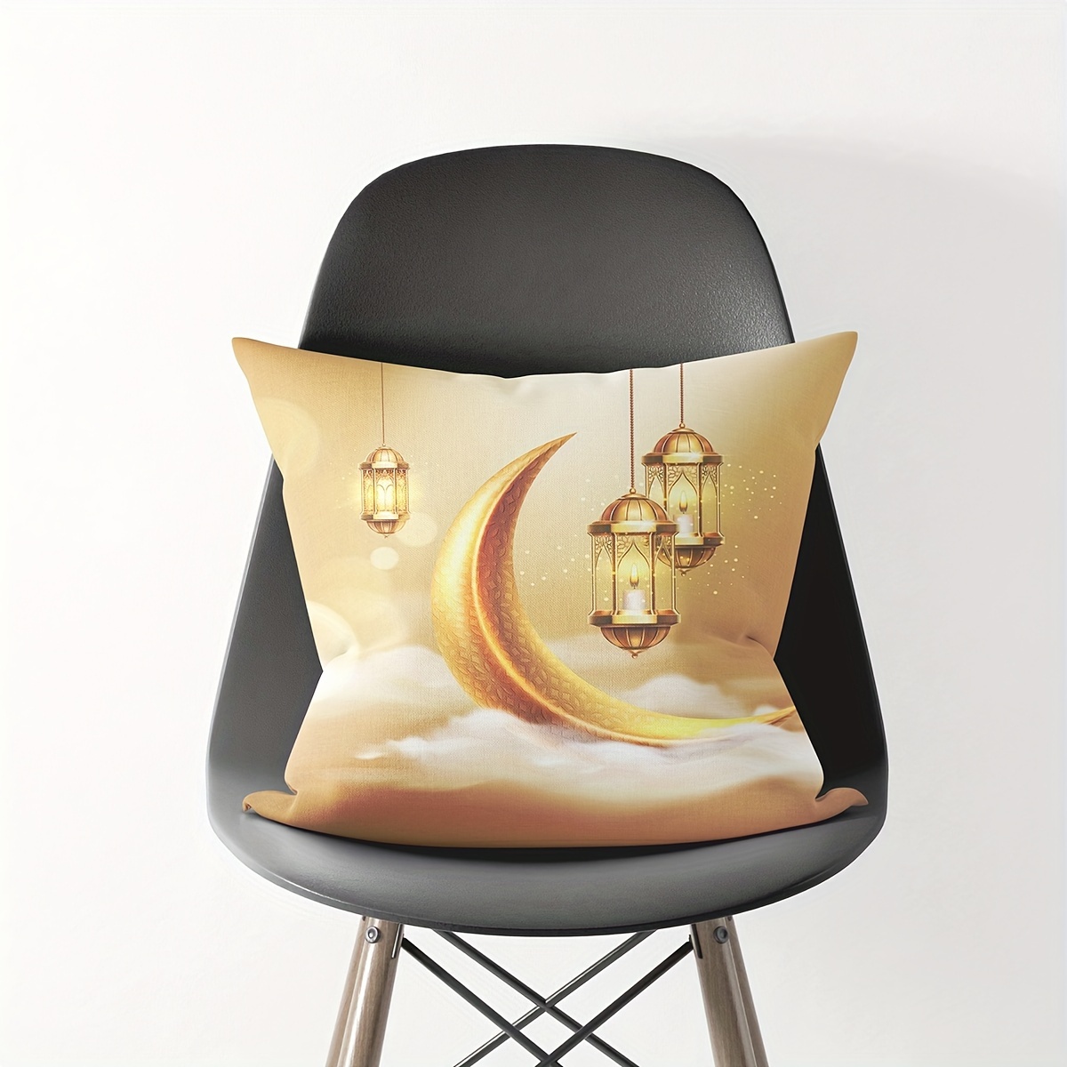 LINGJIONG 4 Pièces Coussin Ramadan, Taie d'oreiller Décorative Étoile Lune  45x45cm Taies d'oreiller Musulmanes Taies d'oreiller Carrées Ramadan,  Canapé Chambre Salon Voiture Coussin : : Cuisine et Maison