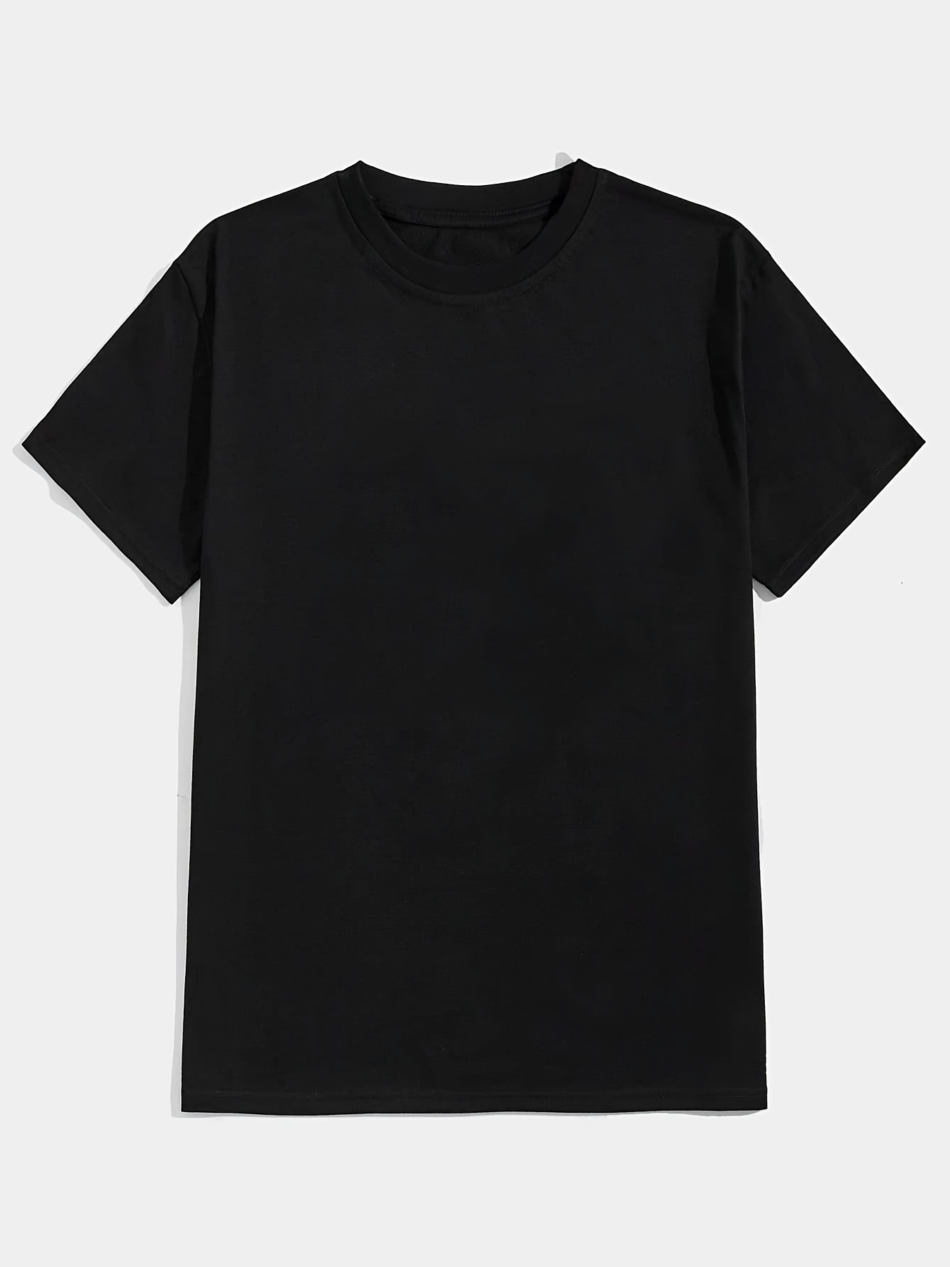 Camiseta de algodón para hombre, color liso, manga corta, 3 unidades,  camisetas de verano para hombre