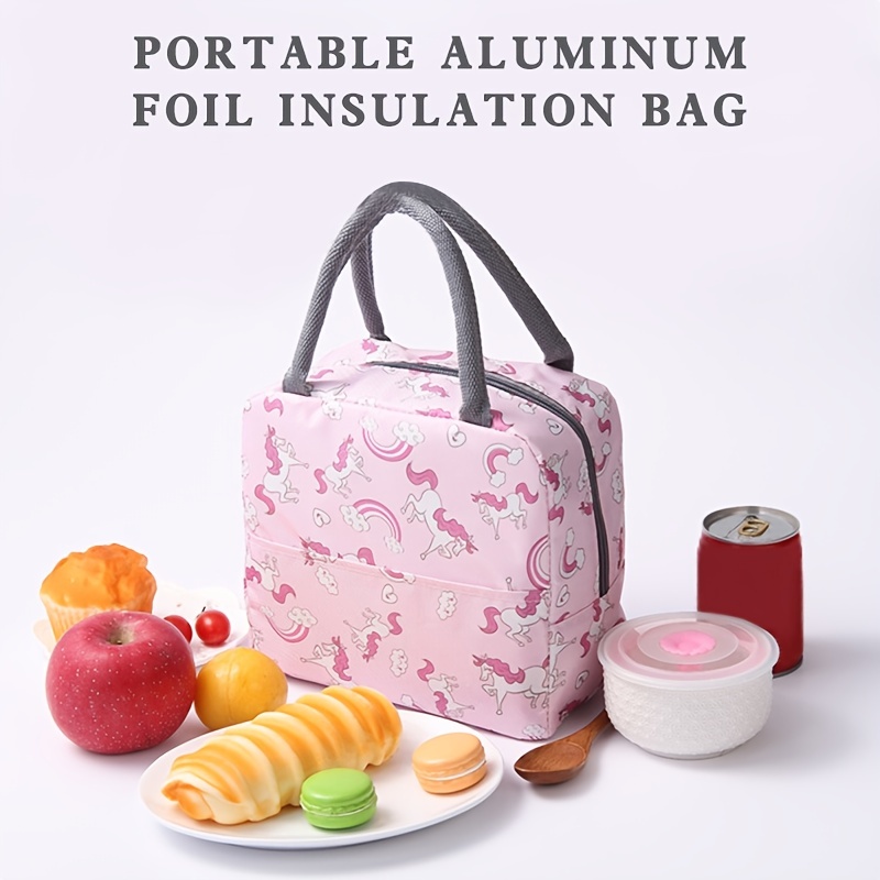 Lunch Bag Cooler Tote Portable Insulated Canvas Thermal Cold Food Container  School Picnic For Men Women Kids Travel Lunchbox Bag