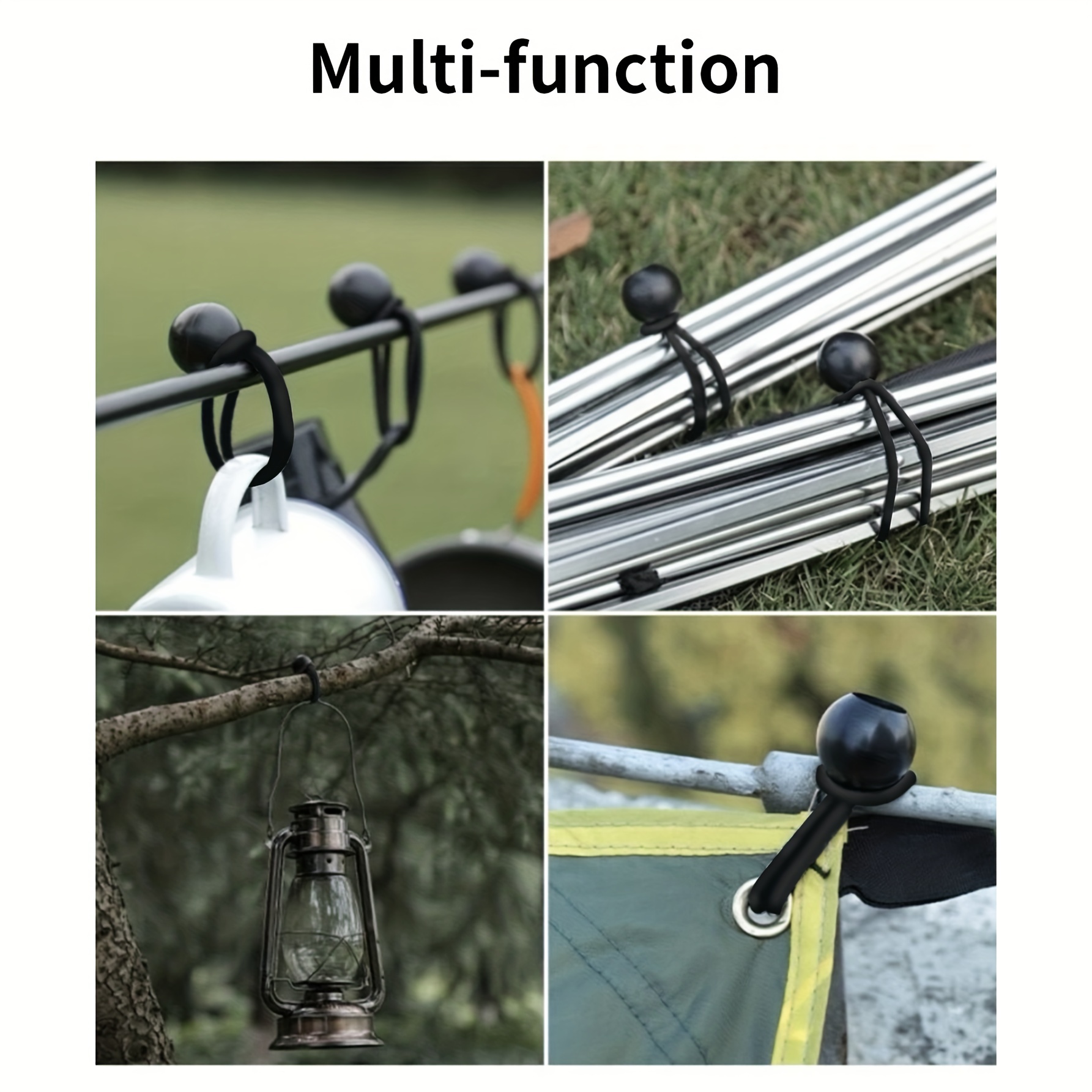 Acheter Accessoires de tente de corde à vent, tendeur, attache de corde  réglable, cintres à cliquet, poulie à boucle fixe