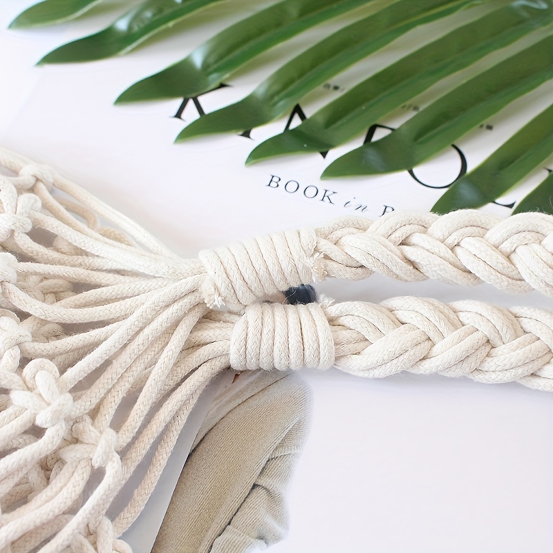 Straw Handbag Boho Style Beach Bag Woven Shoulder Bag