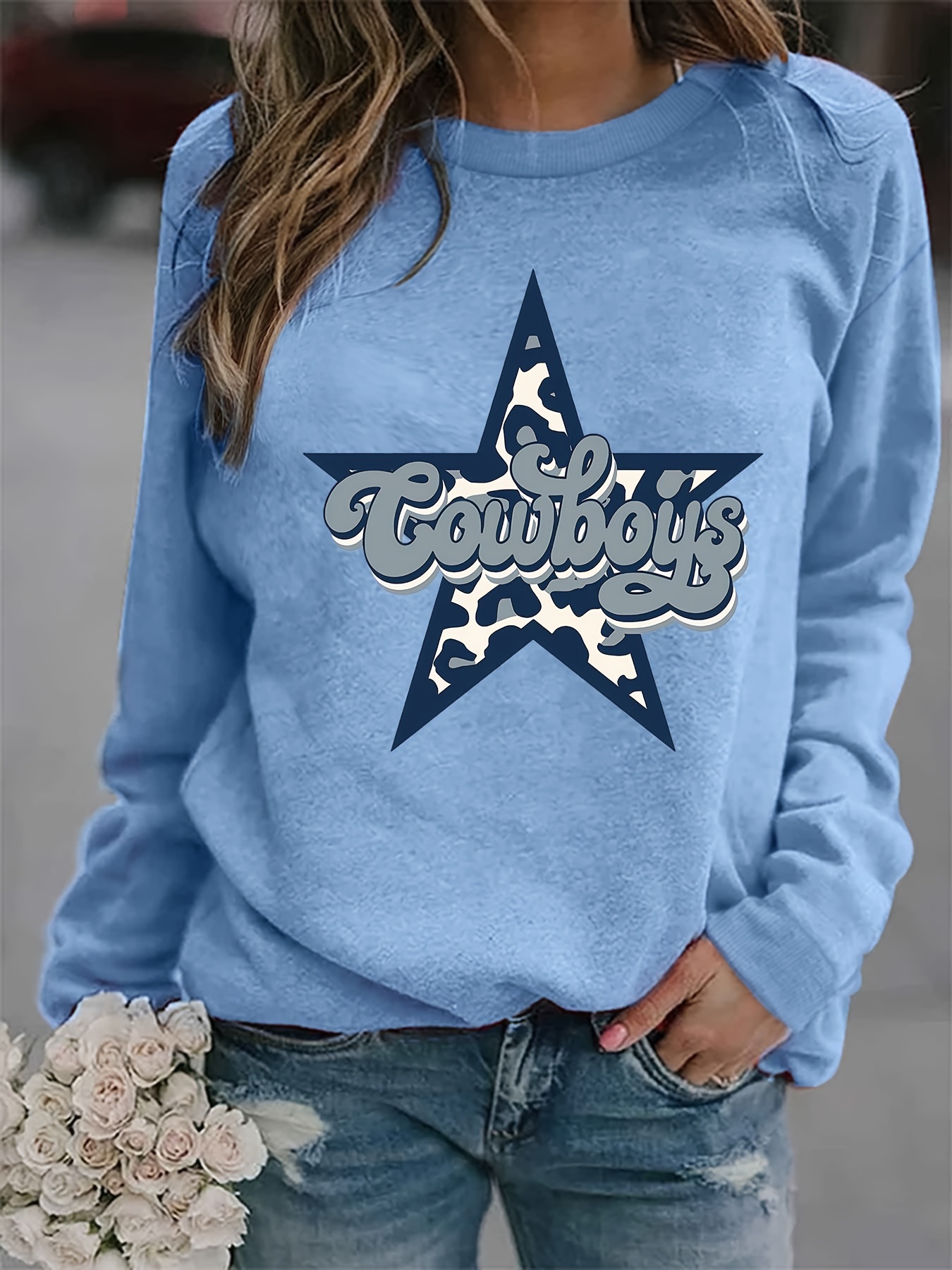 Cowboys Crew Neck Sweatshirt