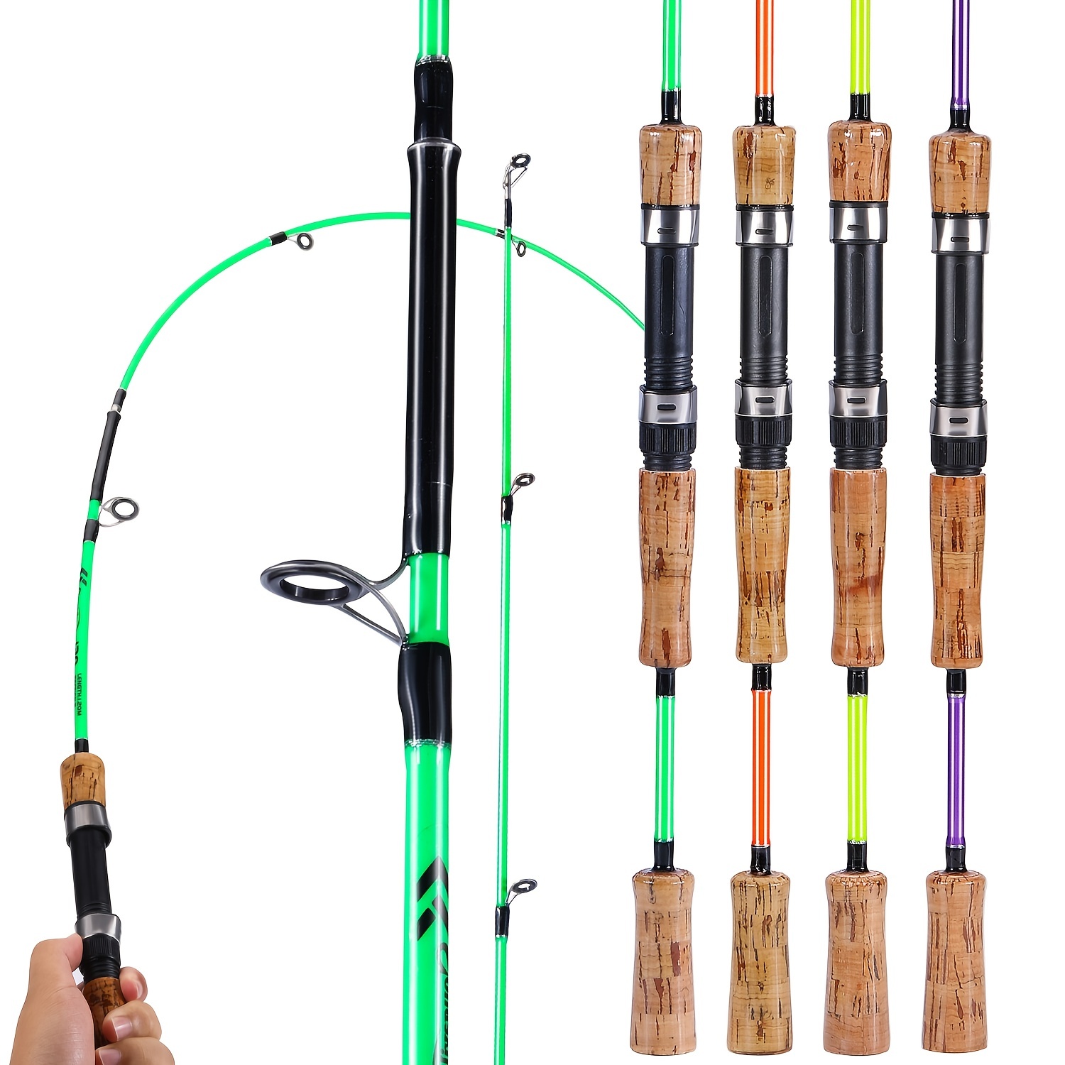 Sougayilang Lightweight Spinning Rod Ideal Freshwater - Temu