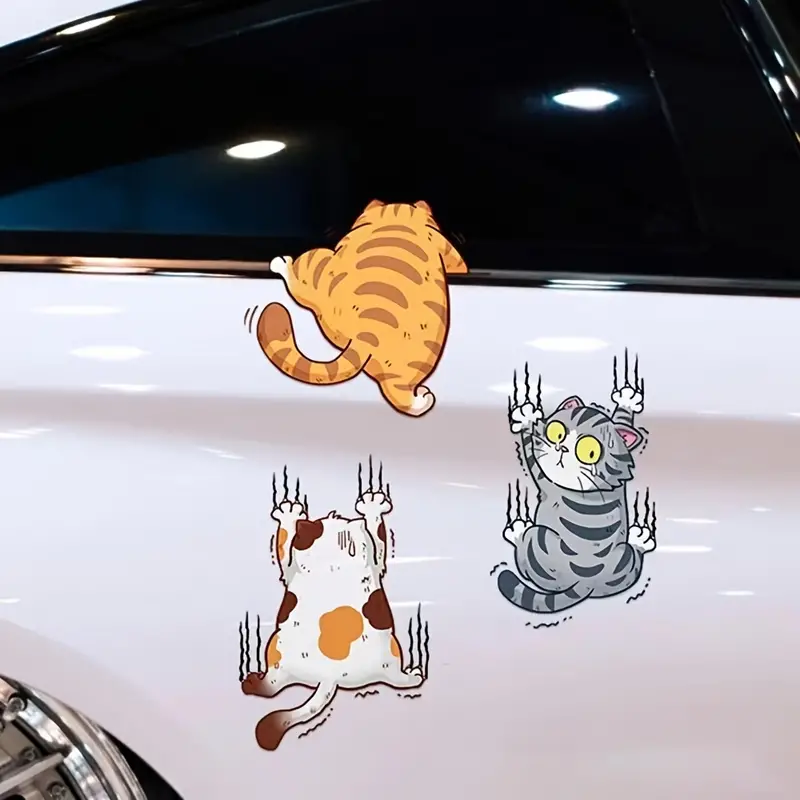 Car Stickers Funny Car Decals Funny Pet Cat Stickers Car - Temu