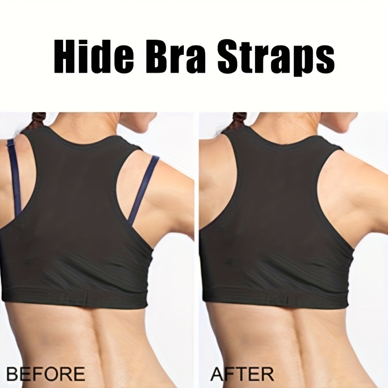 Flower Shaped Bra Strap Clips Non-slip Buckles for Braless Look