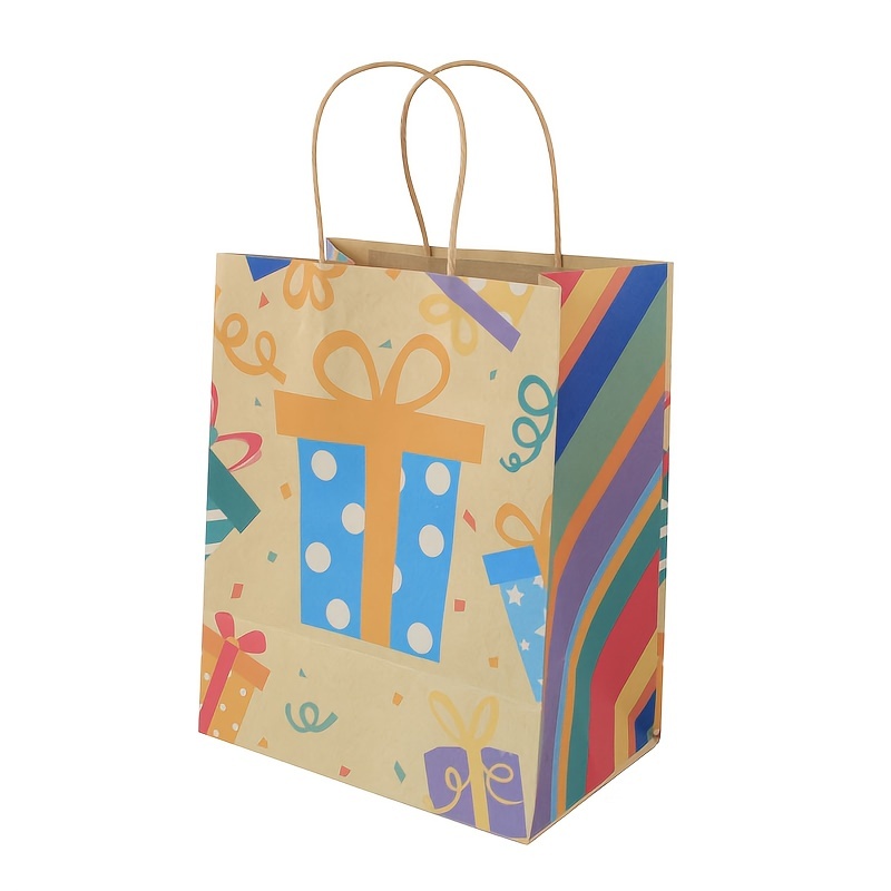 Kraft Paper Shopping Bags with Handle