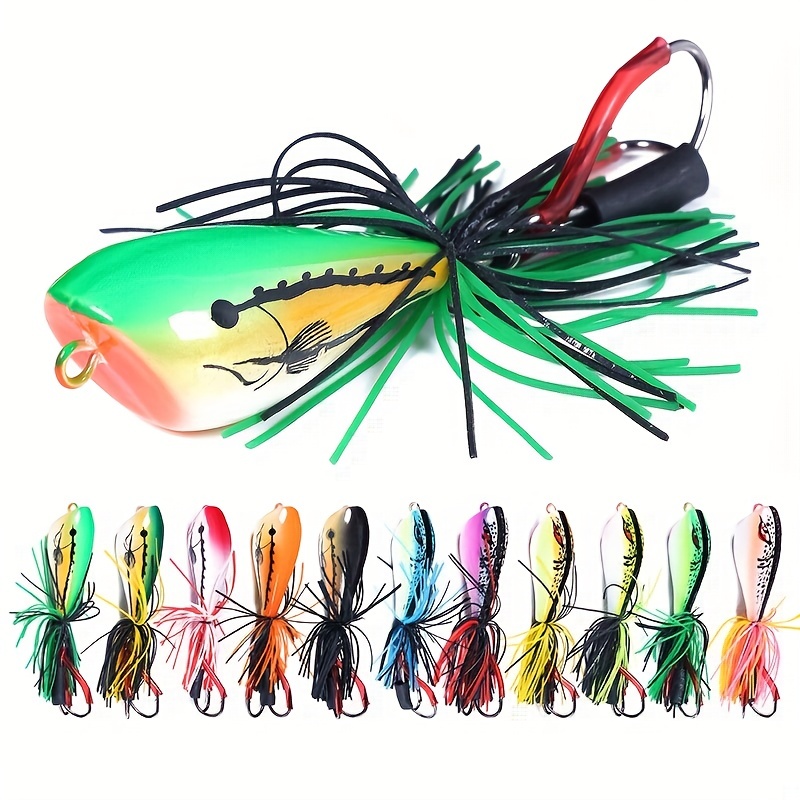 Snakehead Frog Fishing Bait Tassel tailed Frog Lure For Bass - Temu Canada