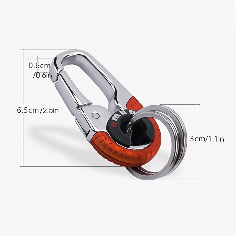Liangery Keychain for Men Leather Belt Loop Key Holder Buckle Single Ring  Belt Key Chain Clips with Detachable Keyring for Men - AliExpress