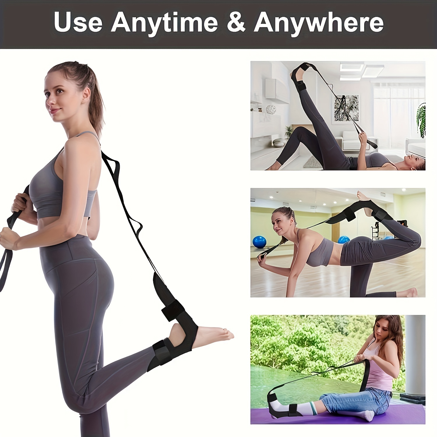 Manwang Stretch Strap, Leg Stretch Band to Improve Flexibility