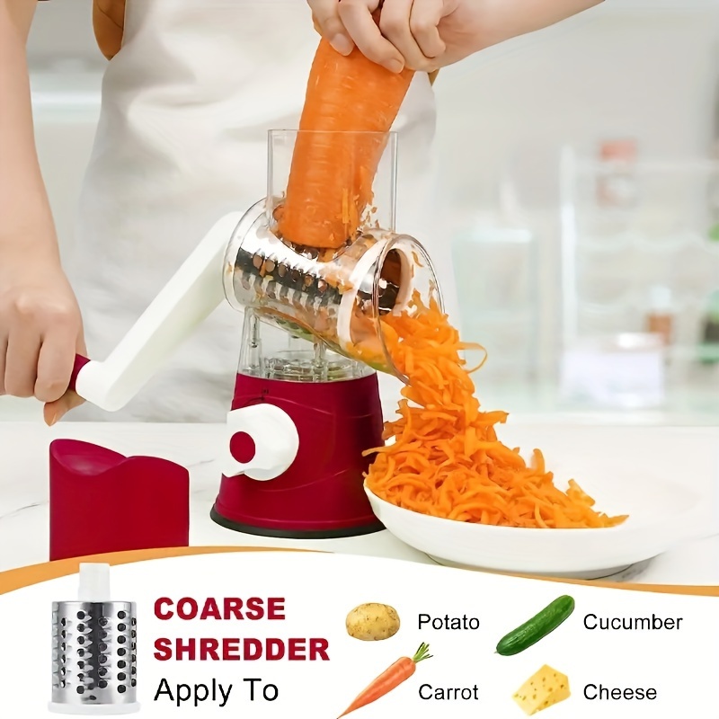 Rotary Cheese Grater Cheese Shredder - Cambom Kitchen Manual