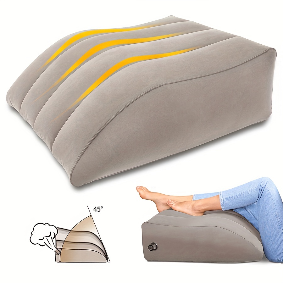 Inflatable Leg Elevation Pillow Portable Wedge Pillow For - Temu
