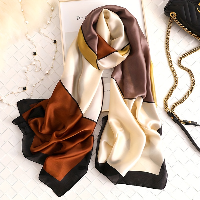 1pc 180 90cm Outdoor Shawl Fashionable Women Thin Scarf