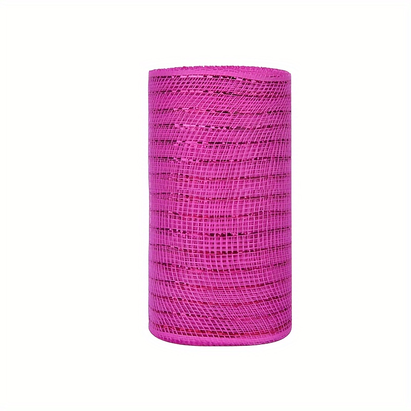 Valentine's Day Ribbon For Wreaths Poly Mesh Ribbon Metallic - Temu