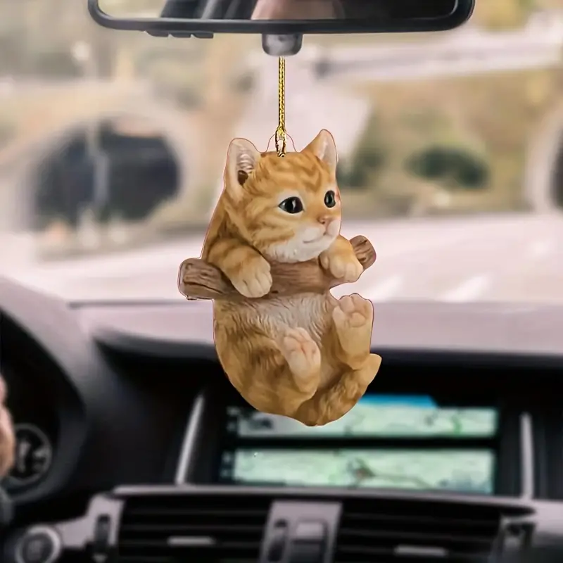 1 Stück Süßer Katzen-auto-anhänger, Hängende Dekorationen, Auto