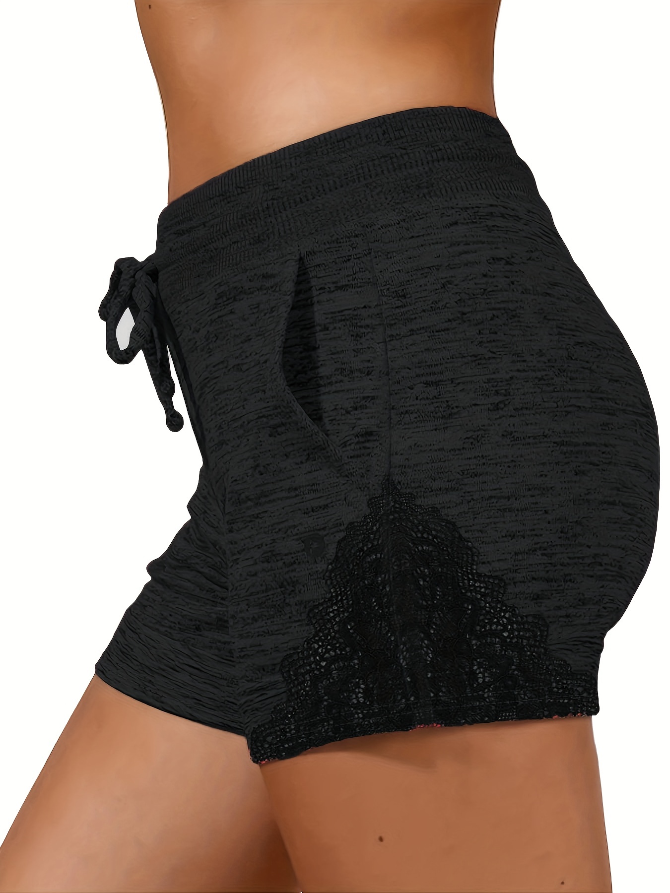 Womens black hot sale beach shorts