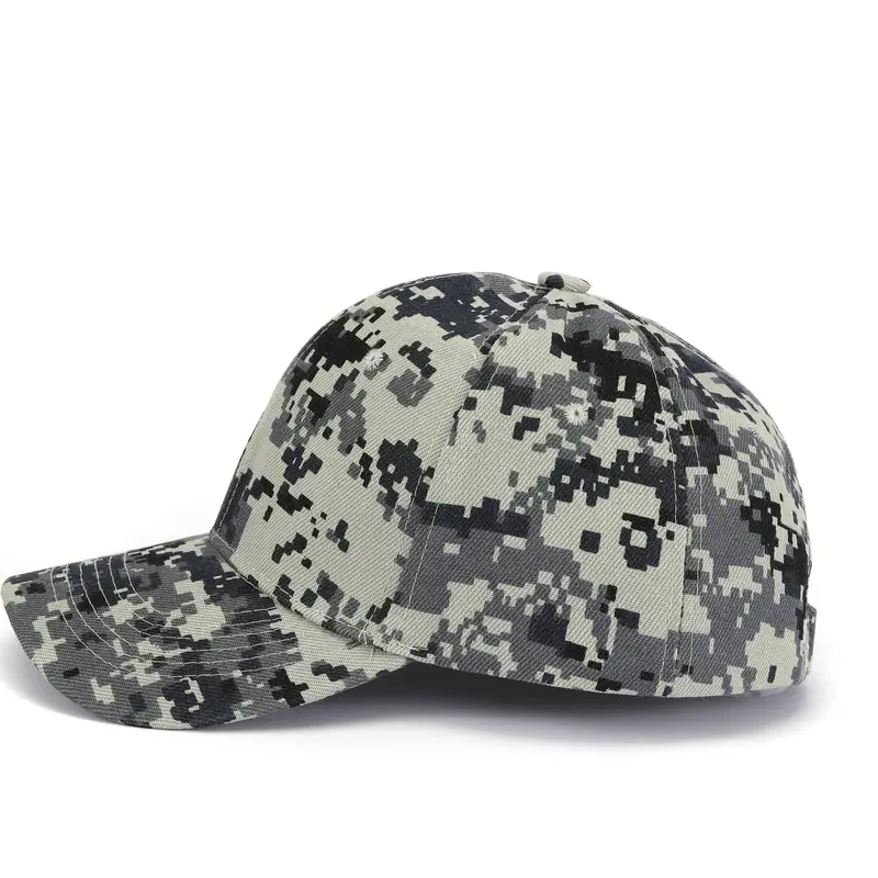 Outdoor Military Field Jungle Camouflage Baseball Baseball Hat, Dad Hats, Bionic Leaf Sports Hat, for Men and Women,Temu