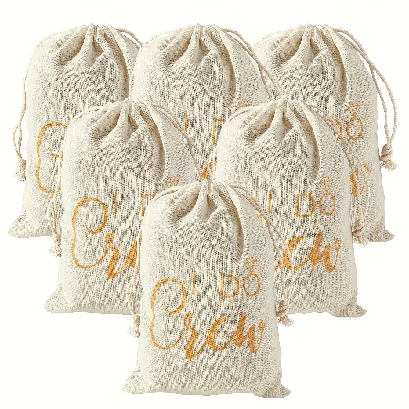 Cotton Hangover Kit Bags, Linen Hangover Kit Bags