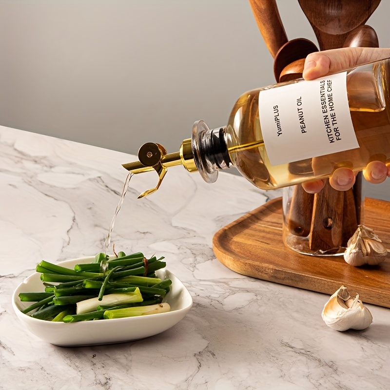 Sweejar Home Flacon distributeur d'huile d'olive en céramique opaque qui  protège l'huile pour réduire l'oxydation, convient pour le stockage d'huile,  vinaigre, sirops de café et autres liquides, 480 : : Cuisine et