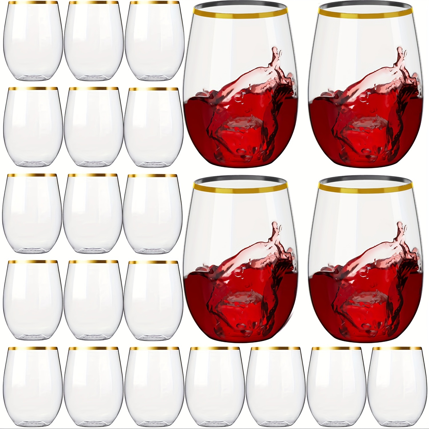 1pc Copa Vino Tritan Vasos Plástico Irrompibles Vino Tinto - Temu