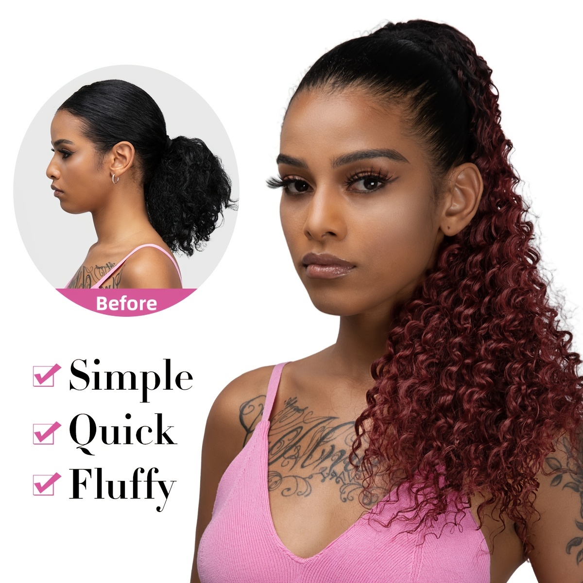 Womens Hairdo 22 Curly Extension