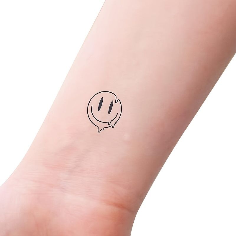75 Patterns Cute Tattoo Stickers Bear Star Smiley Face English Temporary  Tattoos Suitable For Summer Tattoos | Shop The Latest Trends | Temu