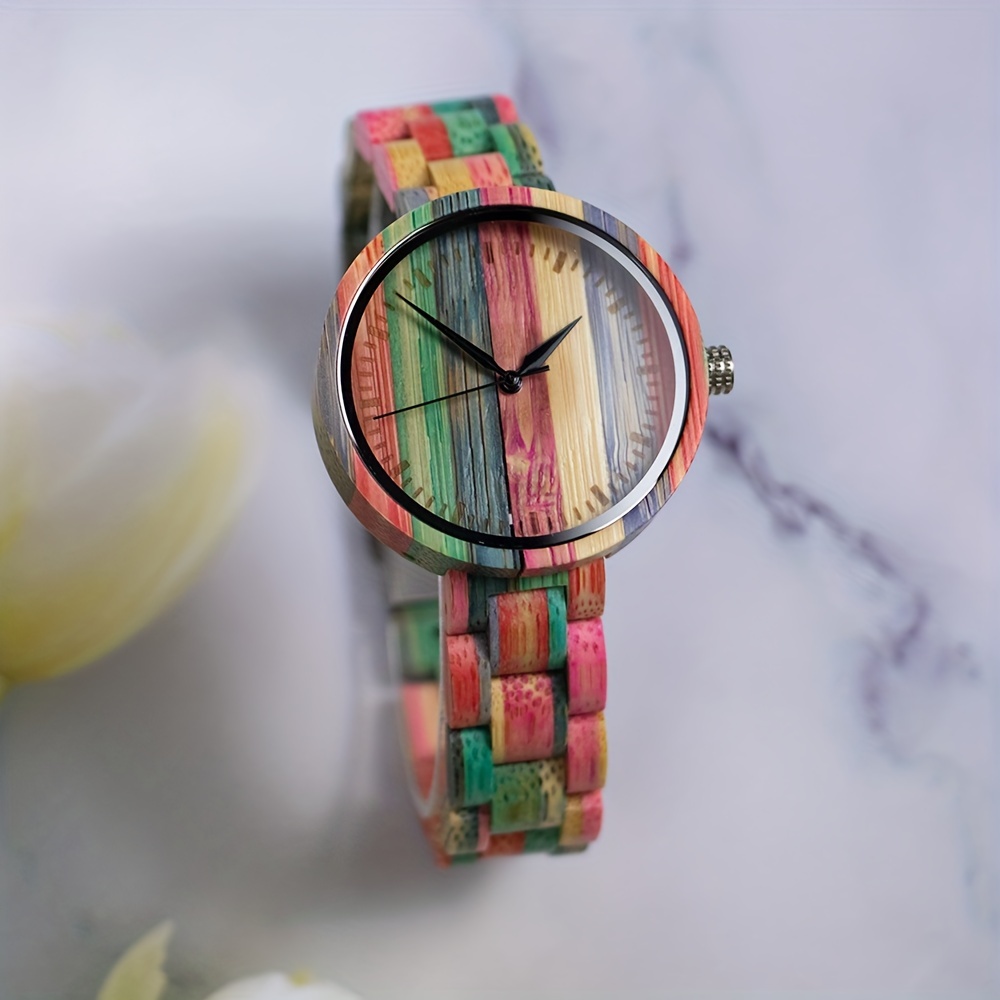 Bamboo on sale wrist watch