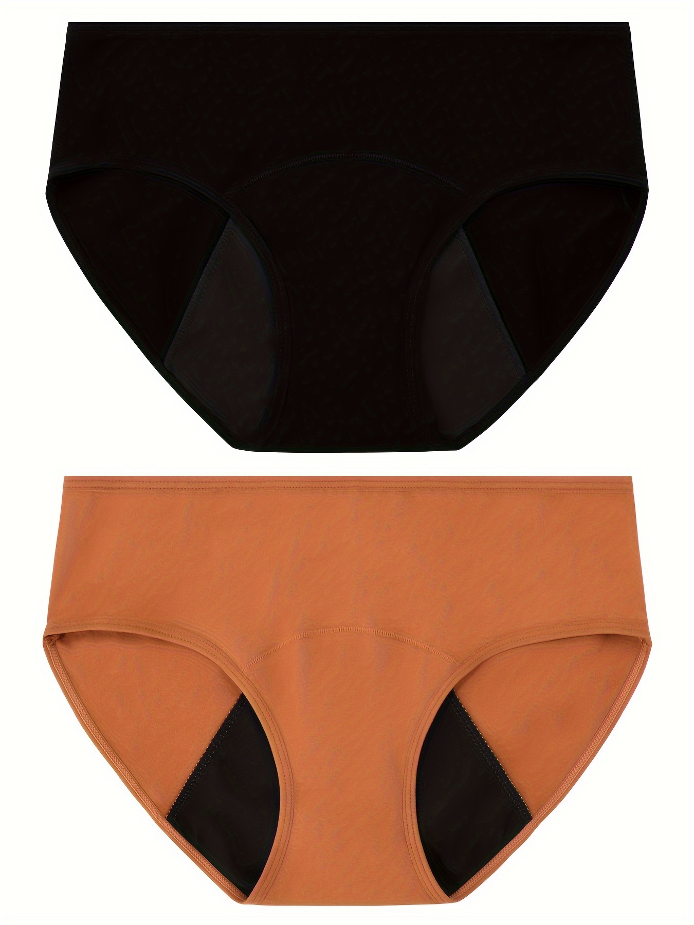 HATSURE Period Panties Leak Proof Underwear for Women Cotton Protection  Menstrual Briefs (4 Pack)