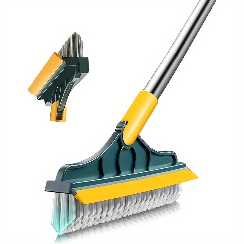 Long Handle Crevice Brush Stiff Bristles Grout Brush Extendable Cleaning  Brush for Hard to Reach Areas