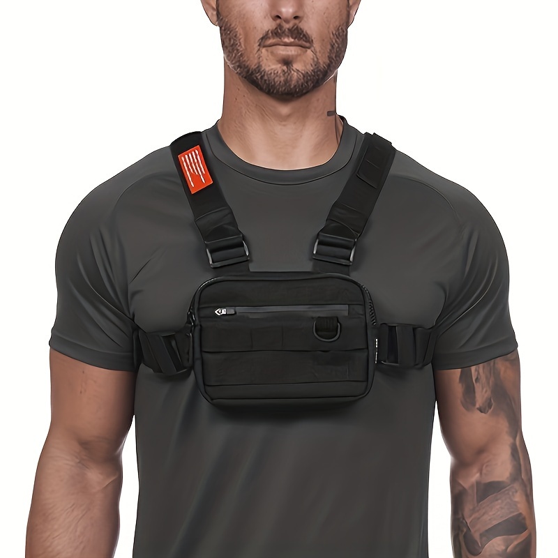 

Pocket Chest Front Pack Pouch Vest Rig Carry Waist Bag Pouch Bag Chest Bag Vest Bag