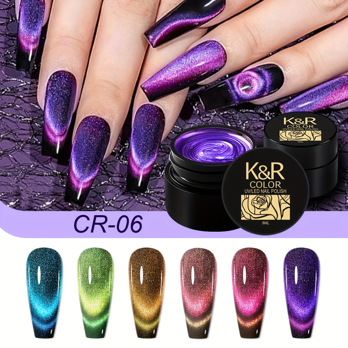 KBShimmer Orbits And Pieces Multichrome Magnetic Nail Polish