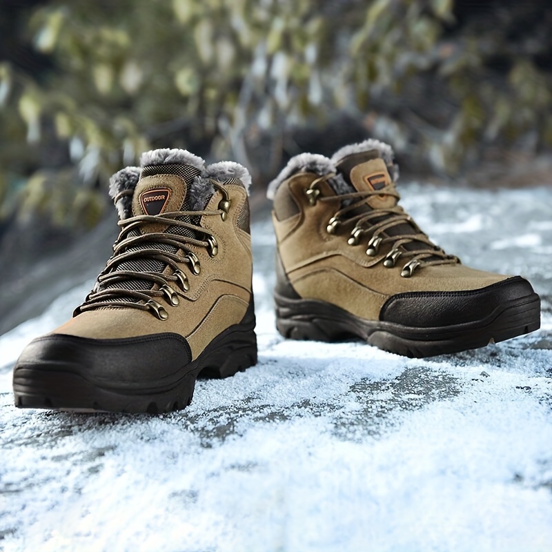 Stivali Trekking Invernali Uomo Scarpe Sportive Antiscivolo Lacci Stivali  Montagna Mantenere Caldo, Risparmia Offerte