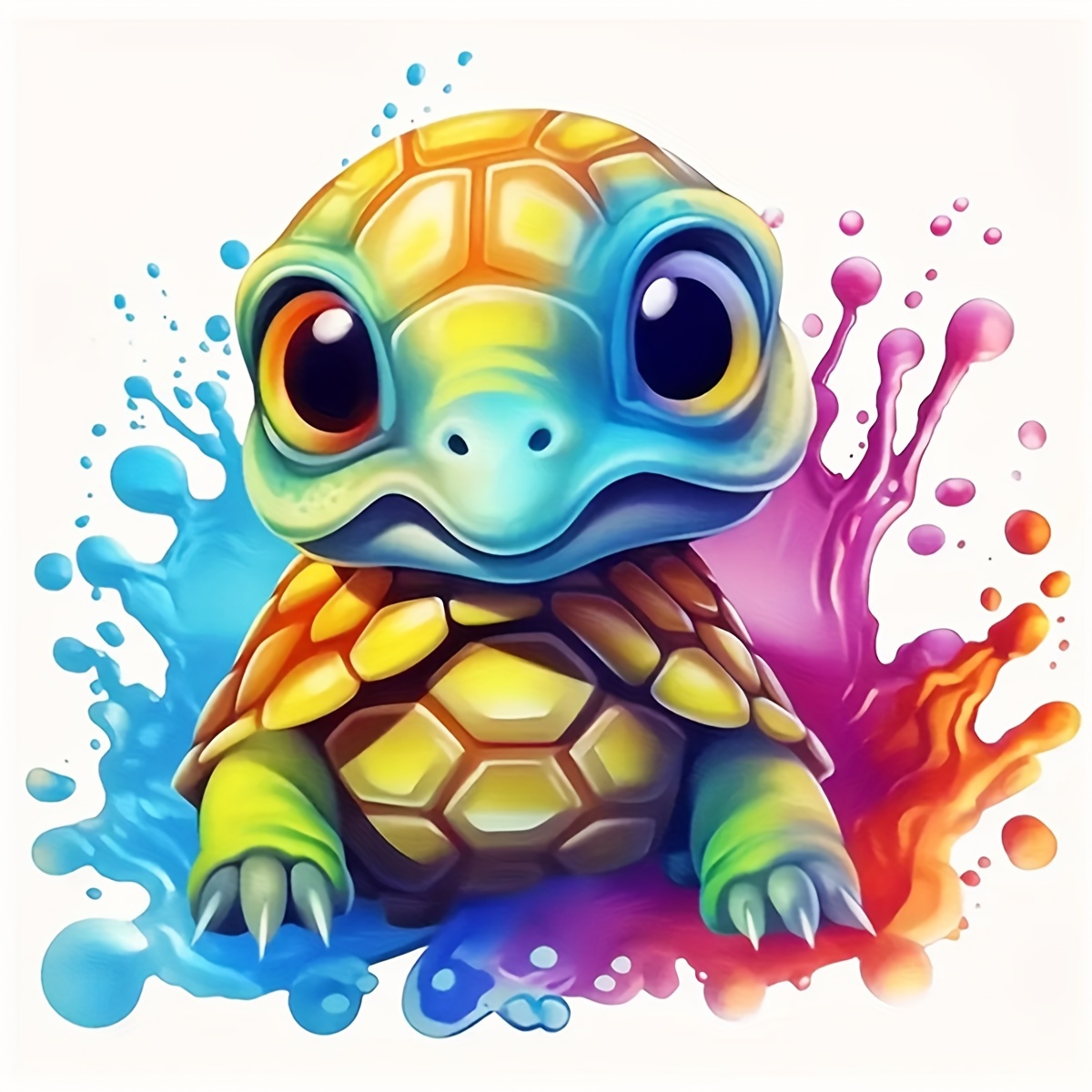 5d Diamond Painting New Flower Tortoise Colorful Home Decor Full  Square/round Mosaic Animal Sea Turtle Embroidery Wall Art - AliExpress