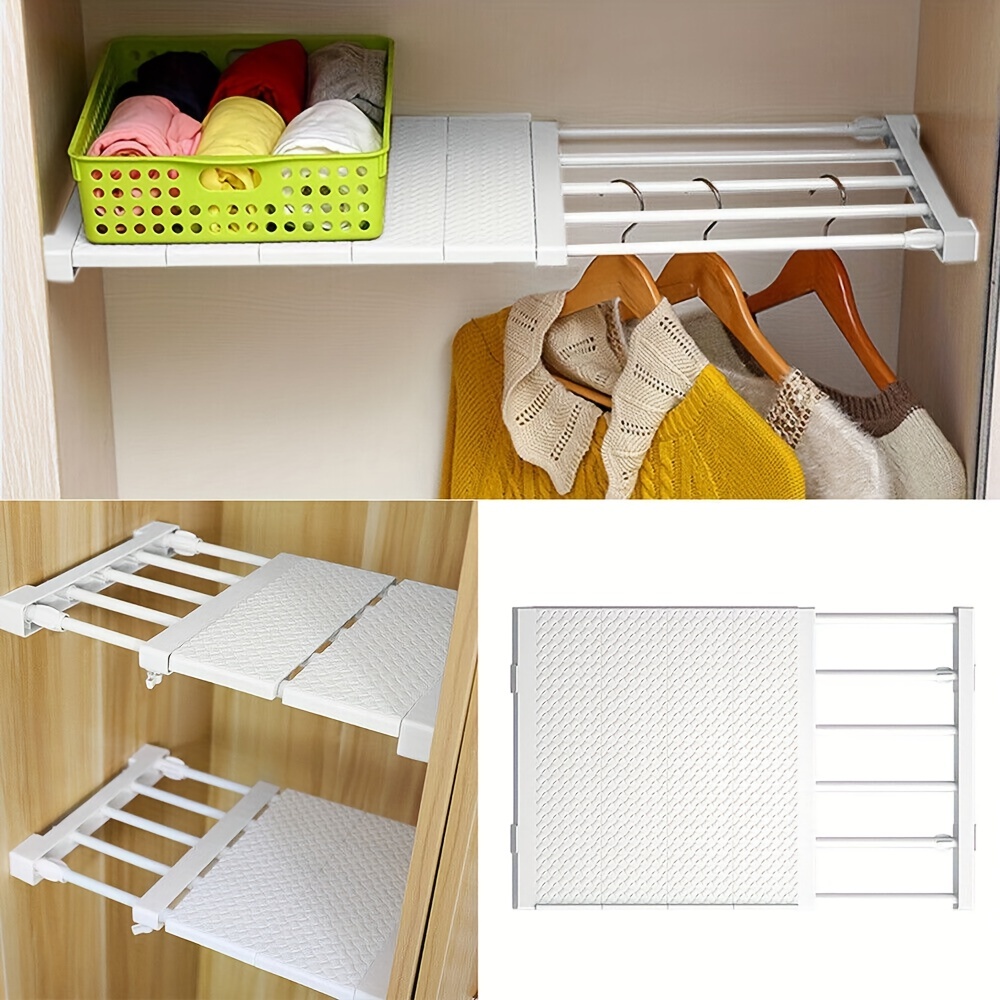 Retractable Partition Hanging Rack For Cabinet Cupboard - Temu