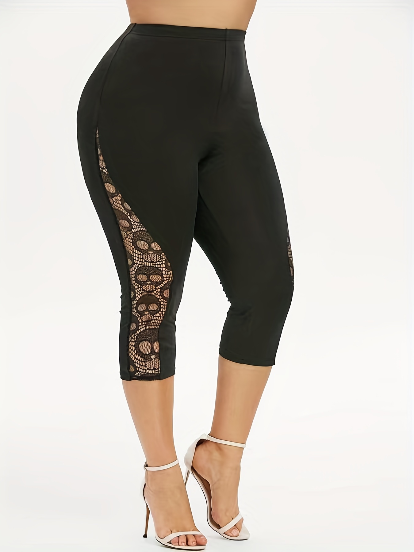 Legging grande taille dentelle hot sale