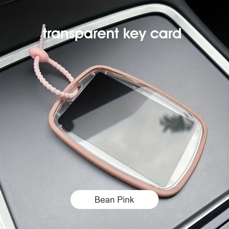 1pc Schlüsselkartenhalter Für Model Y Model 3 Schlüsselanhänger  Transparente Kartenhülle Schlüsselkartenabdeckung Schutzhülle Modifiziertes  Zubehör