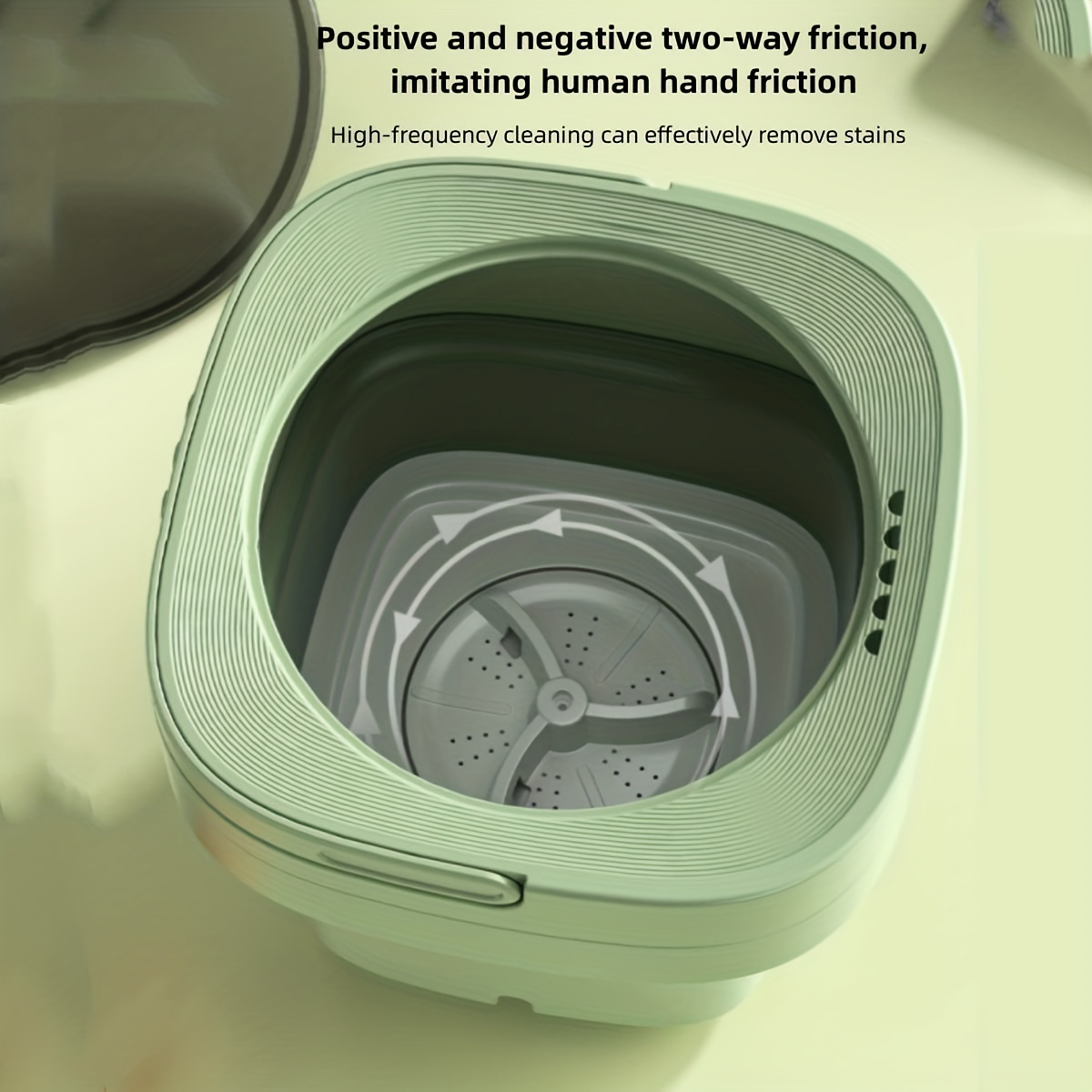 Foldable Mini Washing Machine, Large Capacity Portable Washing
