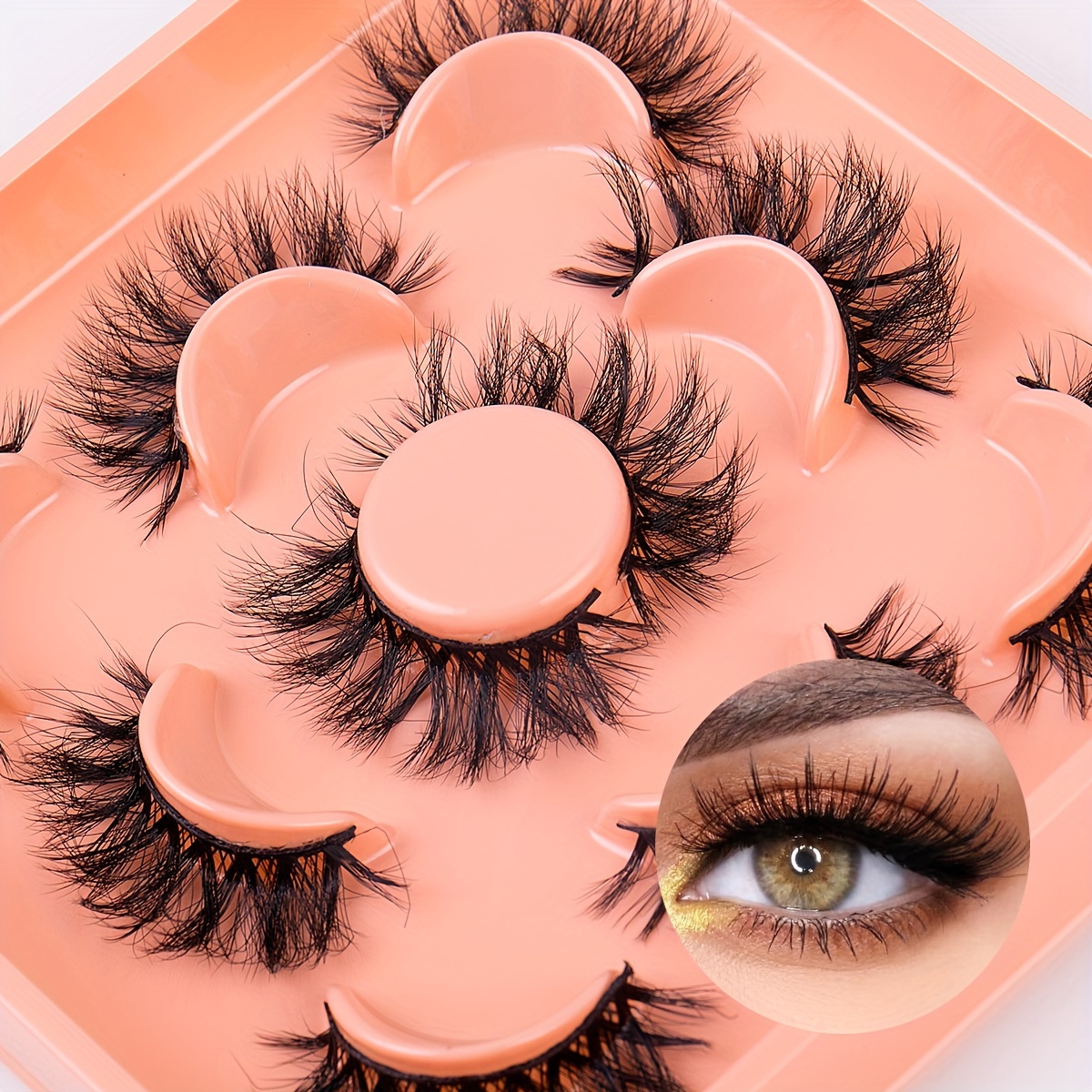 消費税無し マツエク風❣️ふわふわ柔らか3d しあげ minkつけまつげ 4ペア Eyelashes And Eyelashes