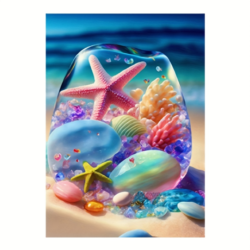 Sea Beach Diamond Painting Kits for Adults Beginners - starfish