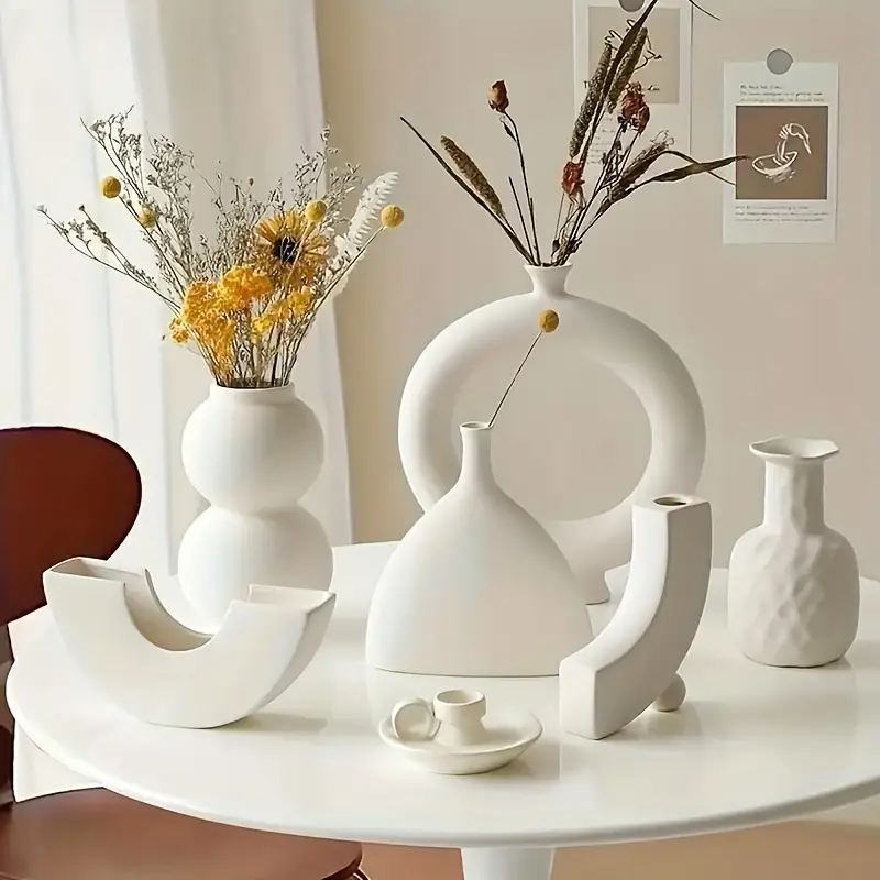 1 Pz Vaso In Ceramica Creativa Vaso Fiori Secchi Ornamenti - Temu