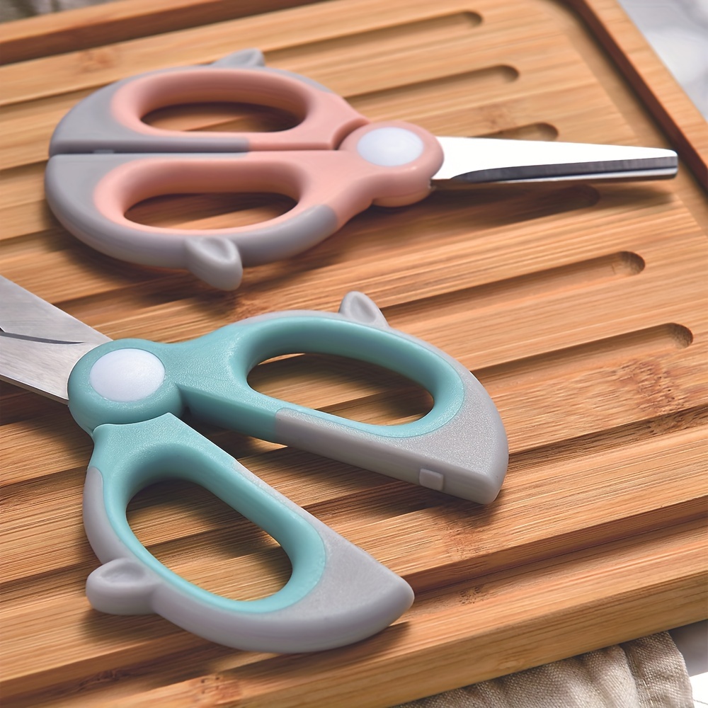 Portable Food Scissors With Storage Box - Perfect For Cutting Vegetables,  Meat, And Noodles - Easy To Use And Store - Temu
