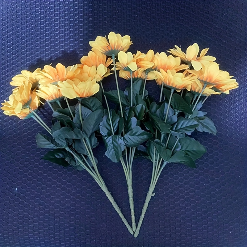1 Pieza Ramos Girasoles Artificiales Flores Falsas - Temu