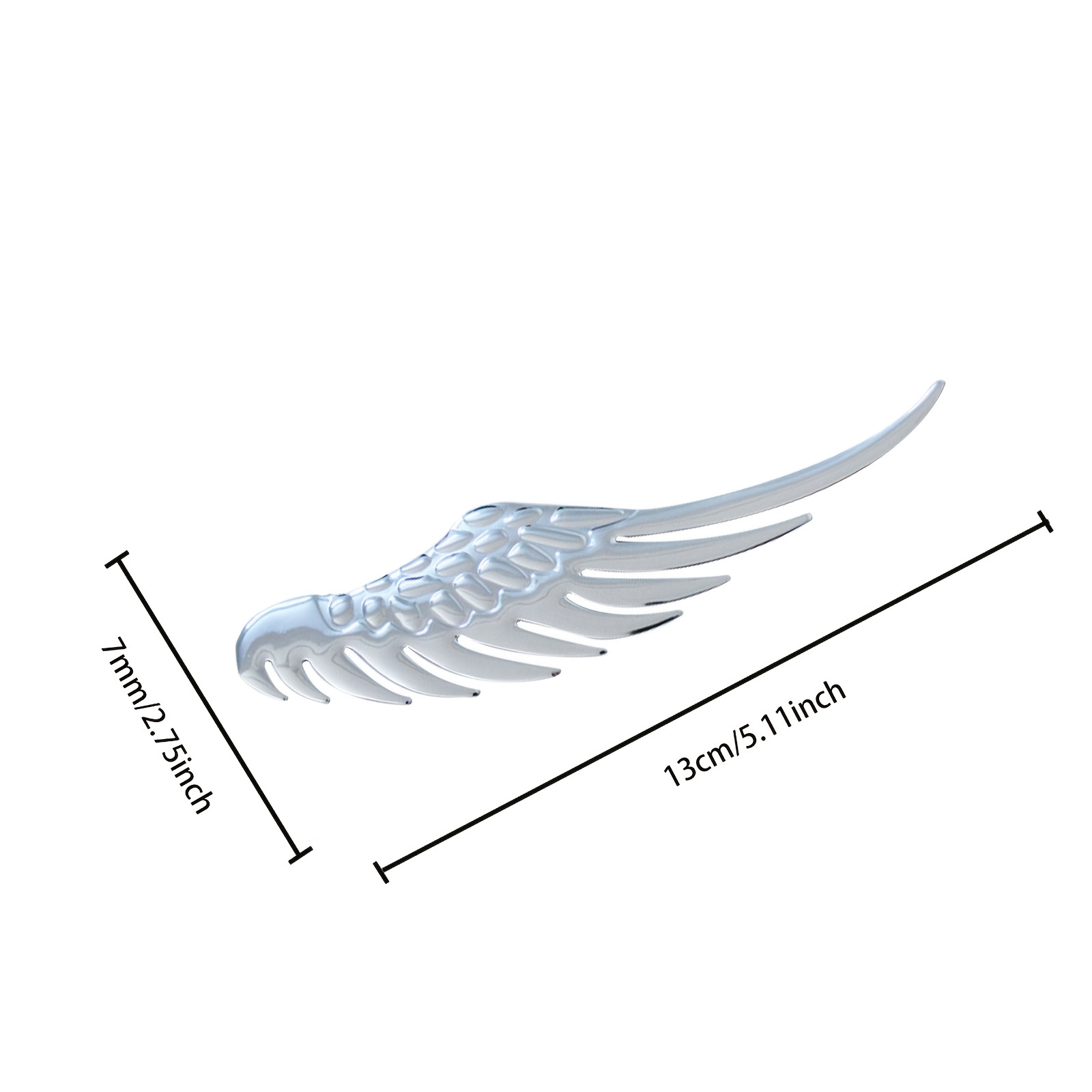 3d Metal Angel Wing Car Stickers 3d Emblem Decoration - Temu