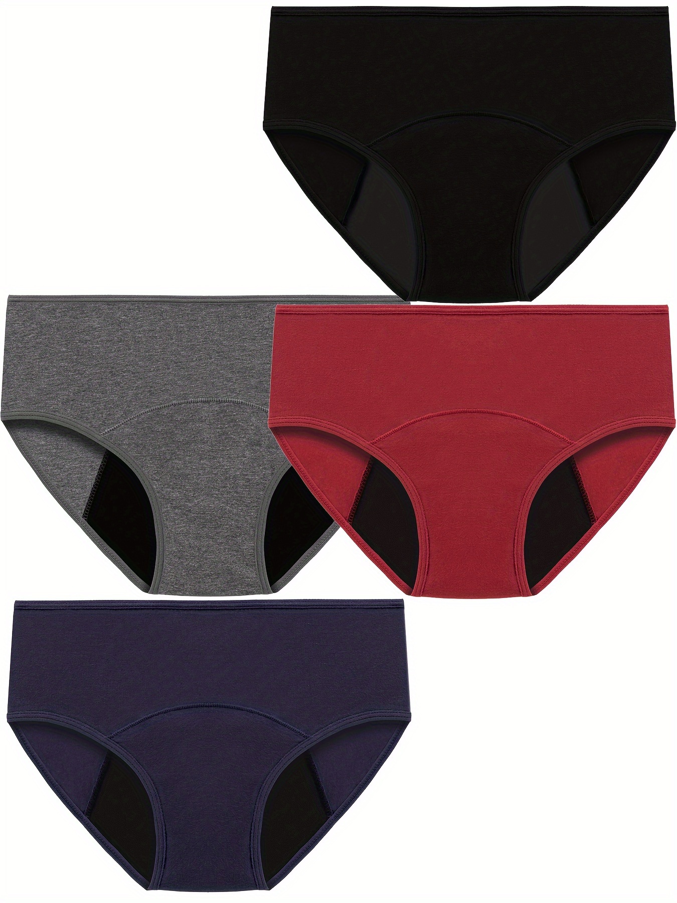 4pcs Bow Tie Briefs, Comfy & Breathable Stretchy Intimates Panties, Women's  Lingerie & Underwear