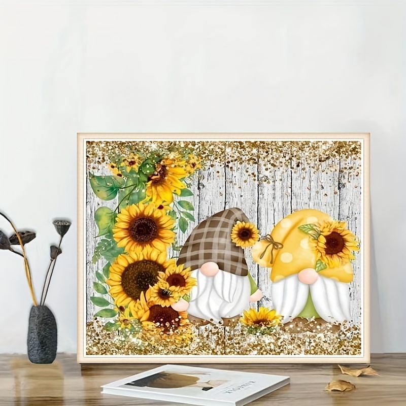 Artificial Diamond Painting Kits Adult Sunflower Artificial - Temu