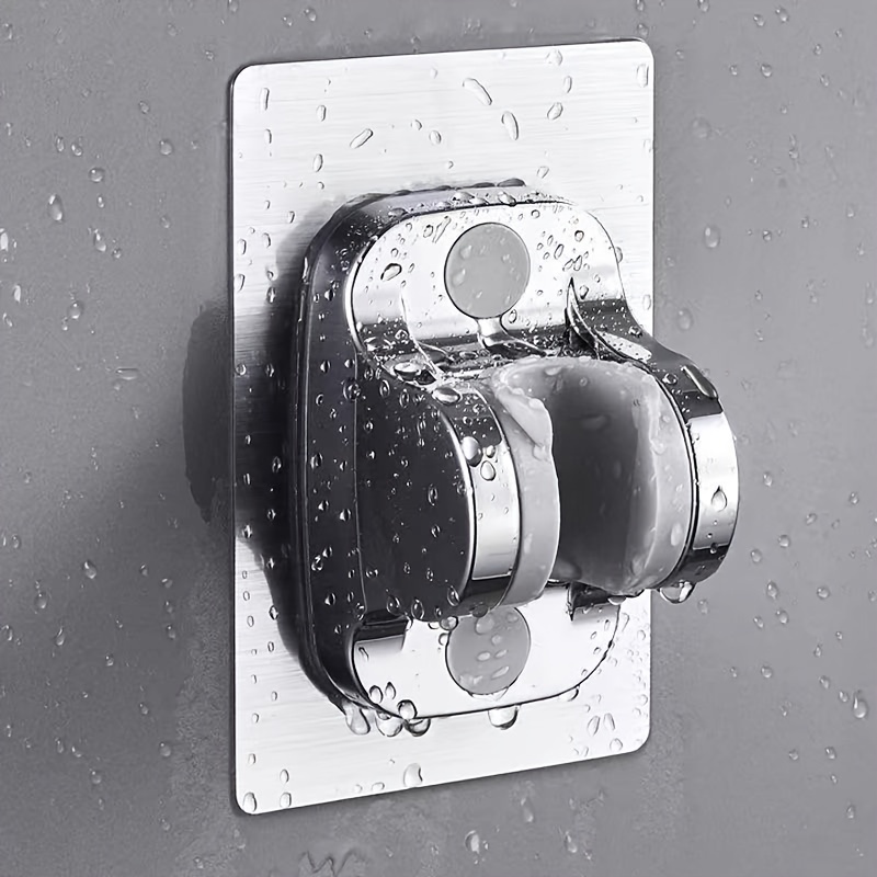 Adhesive Shower Head Holder, Shower Bracket Wall Mounted, Handheld Shower  Hose Holder, Adjustable Shower Wand Holder, No Drilling - Temu
