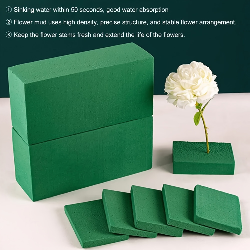 Flower Foam Highly Absorbent Cuttable Green Foam for Flower Arrangements  Foam for Flowers Plant Foam Flower Sponge Foam Wet Foam for Fresh Flowers  effective