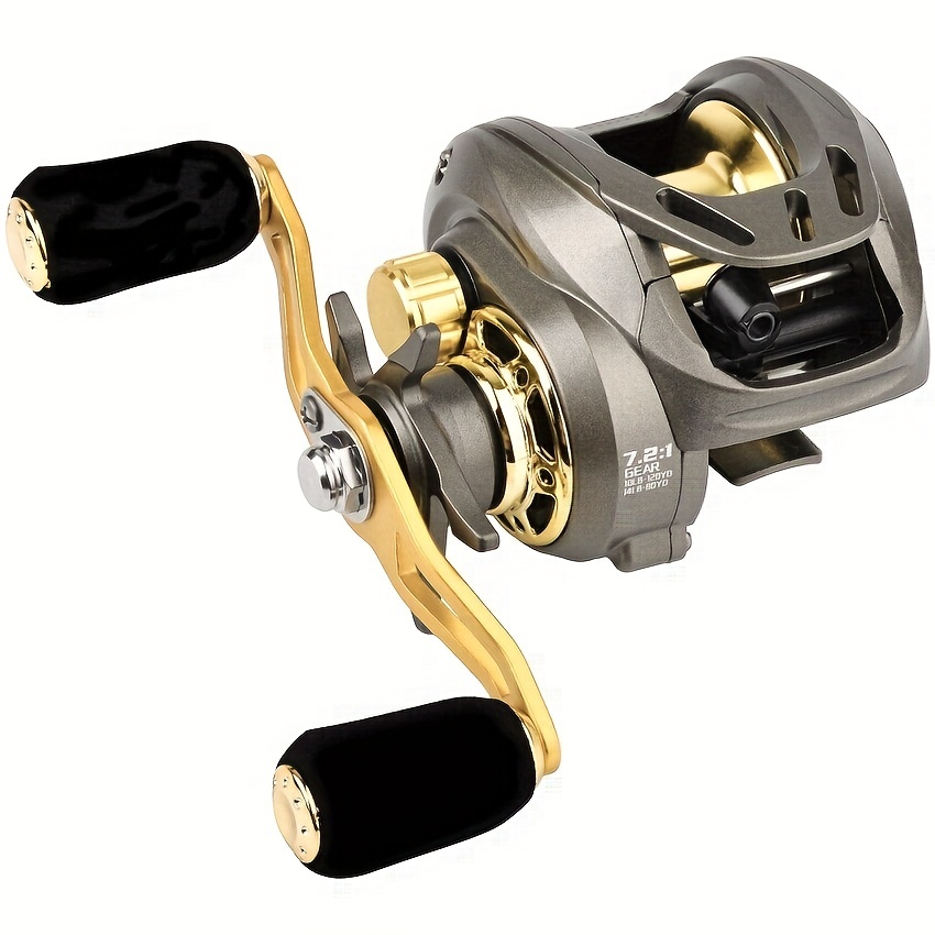 Ultralight Fishing Reel with High Speed 7.2:1 Gear Ratio & Magnetic Brake  System - Perfect for Freshwater & Saltwater!