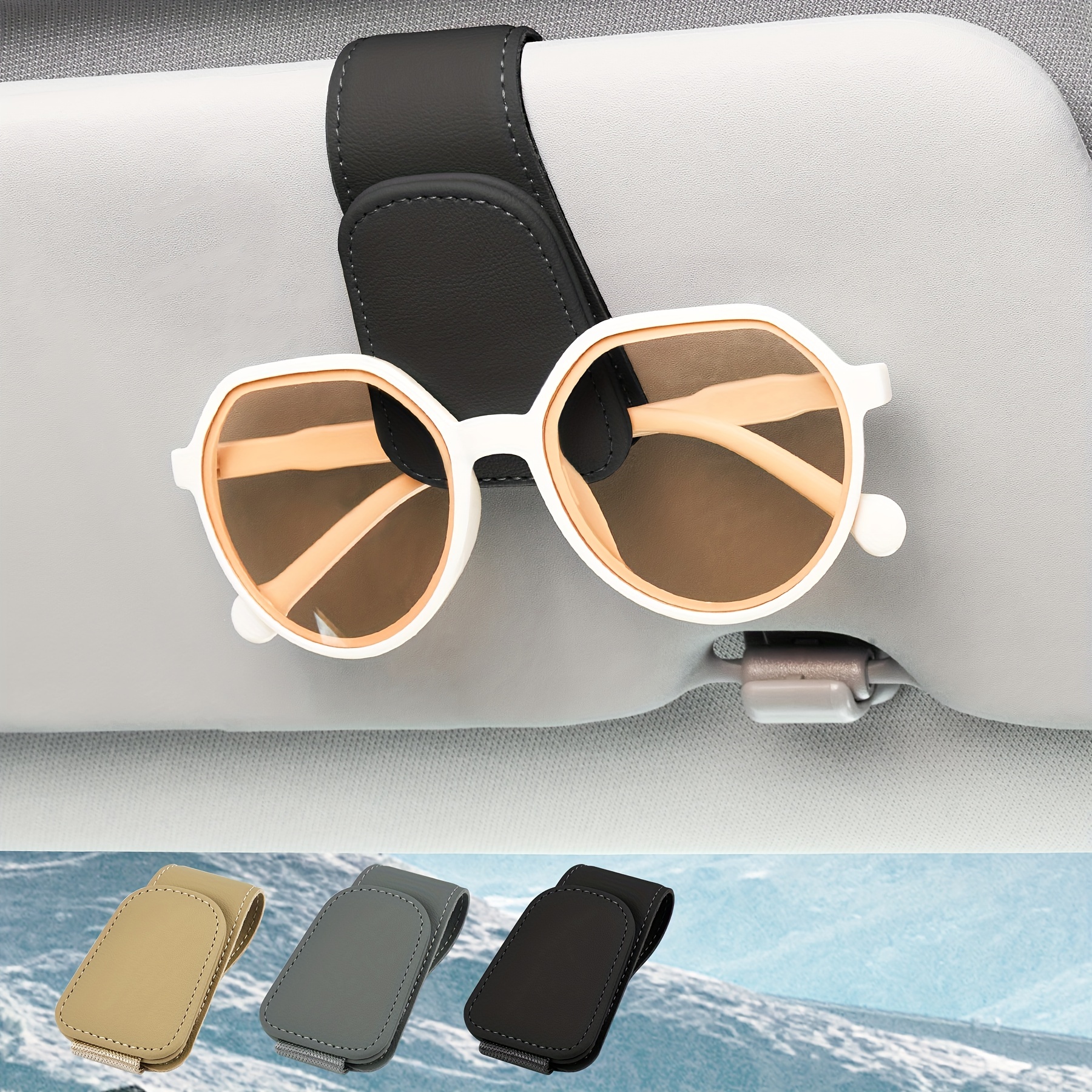 2 Packs Sonnenbrillenhalter Auto Brillenhalter Clip Auto - Temu Austria