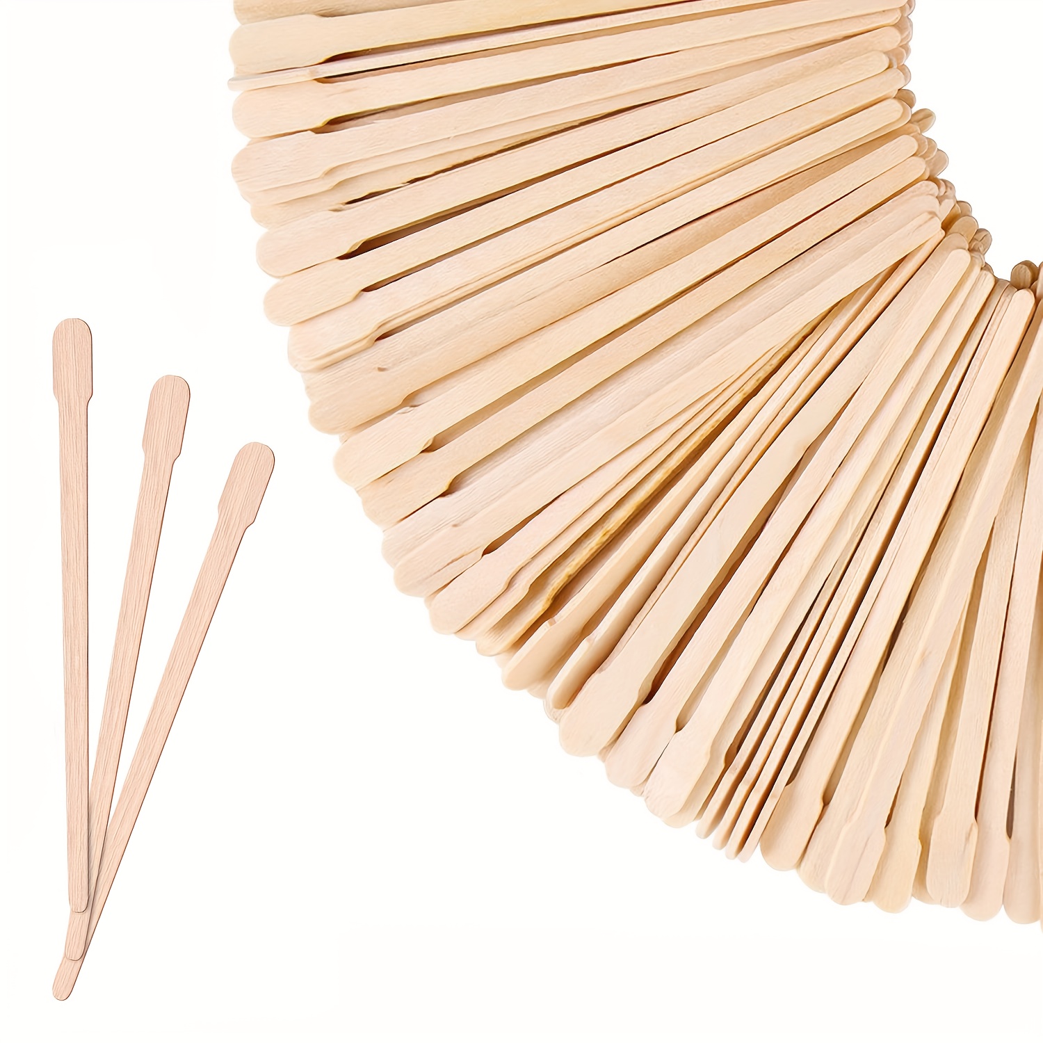 Large Wax Sticks, Wood Waxing Craft Sticks Spatulas Kuwait