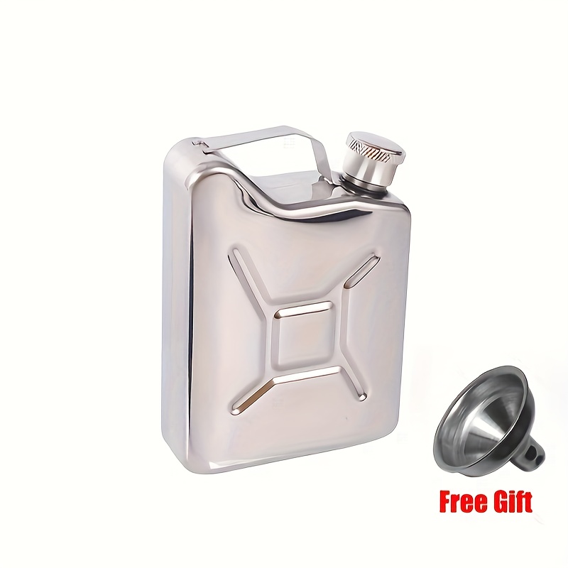 Petaca para Licor Licorera de Bolsillo Stainless Steel Hip Flask Set  Whiskey 7oz